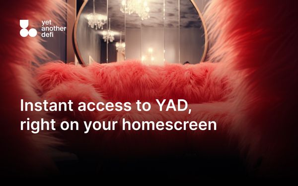 Add YAD to your smartphone's homescreen